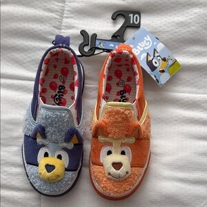Bluey Kids Toddler Plush Slip-On Shoes